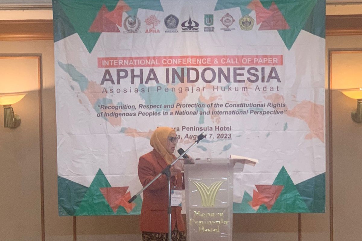 Guru Besar Hukum Adat FH USU Narasumber Panel Dalam Konferensi Internasional yang diselenggarakan MPR RI bersama Asosiasi Pengajar Hukum Adat (APHA)